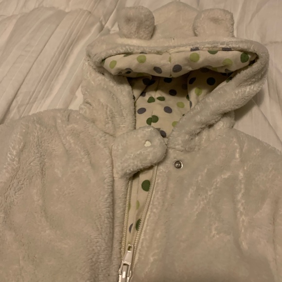 The Children’s Place bear snowsuit,  6-12 mo. - Picture 4 of 6